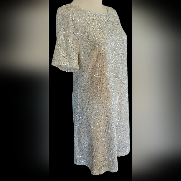 💝NWT 7 for All Mankind Sequin Mini Dress - Picture 5 of 9